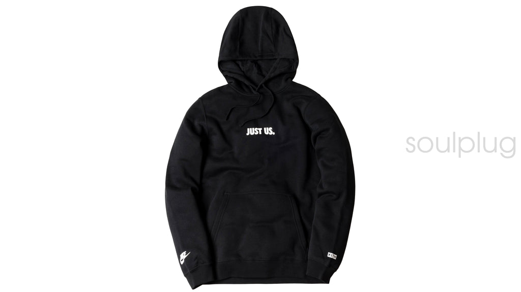 KITH X NIKE JUST US HOODIE 'BLACK'