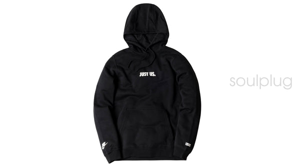 KITH X NIKE JUST US HOODIE 'BLACK'