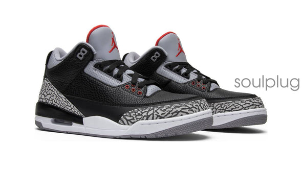 AIR JORDAN 3 RETRO OG 'BLACK CEMENT' 2018