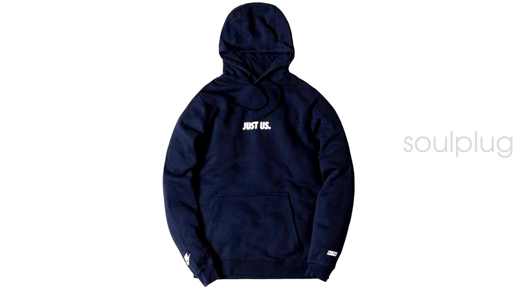 KITH X NIKE JUST US HOODIE 'NAVY'