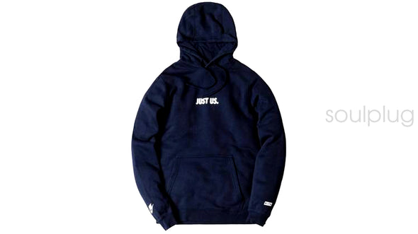 KITH X NIKE JUST US HOODIE 'NAVY'